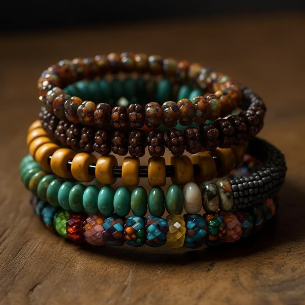 Vytvořte si náramky z minerálních korálků