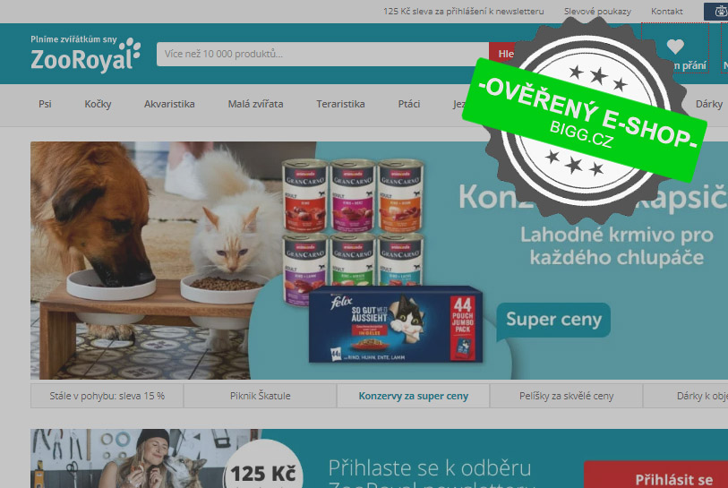 Recenze a zkušenosti s e-shopem Zooroyal.cz