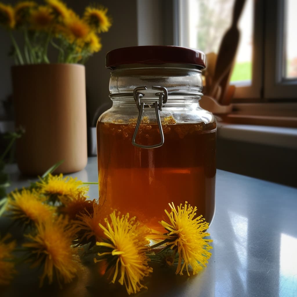 Recept na pampeliškový med a sirup