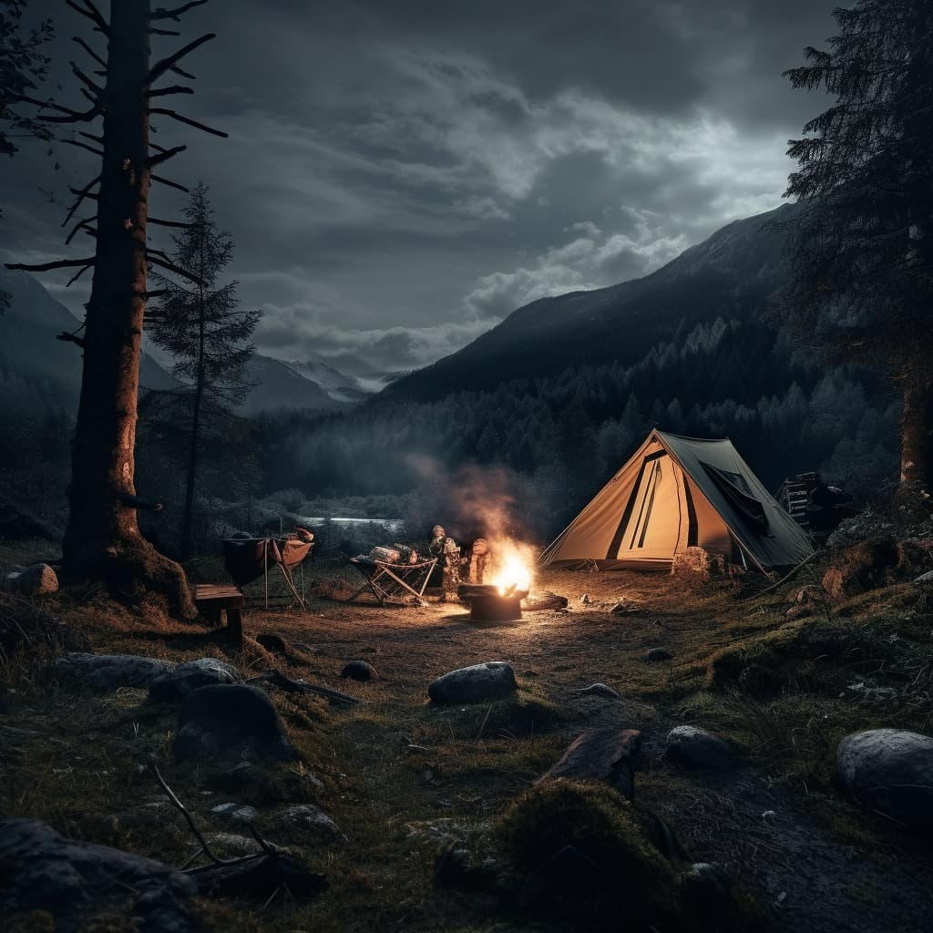 bezstarostné kempování