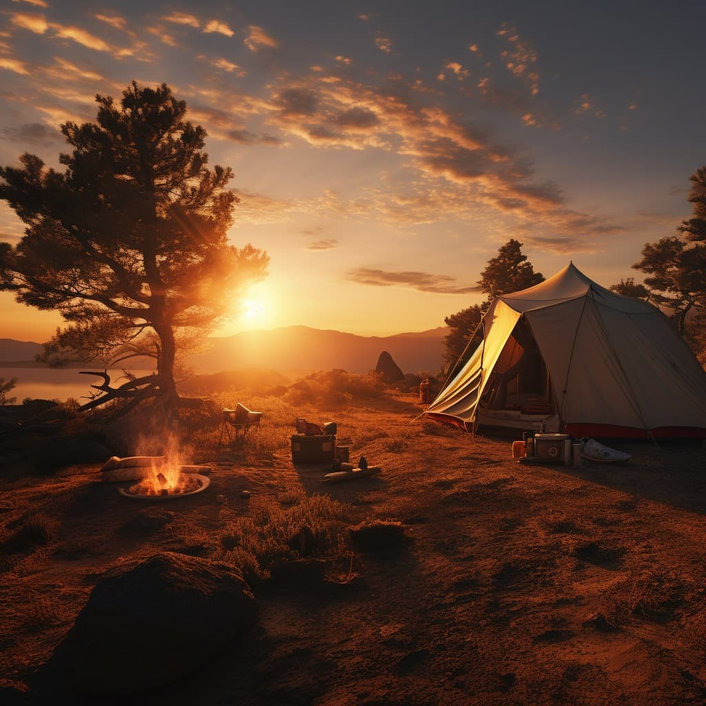 bezstarostné kempování