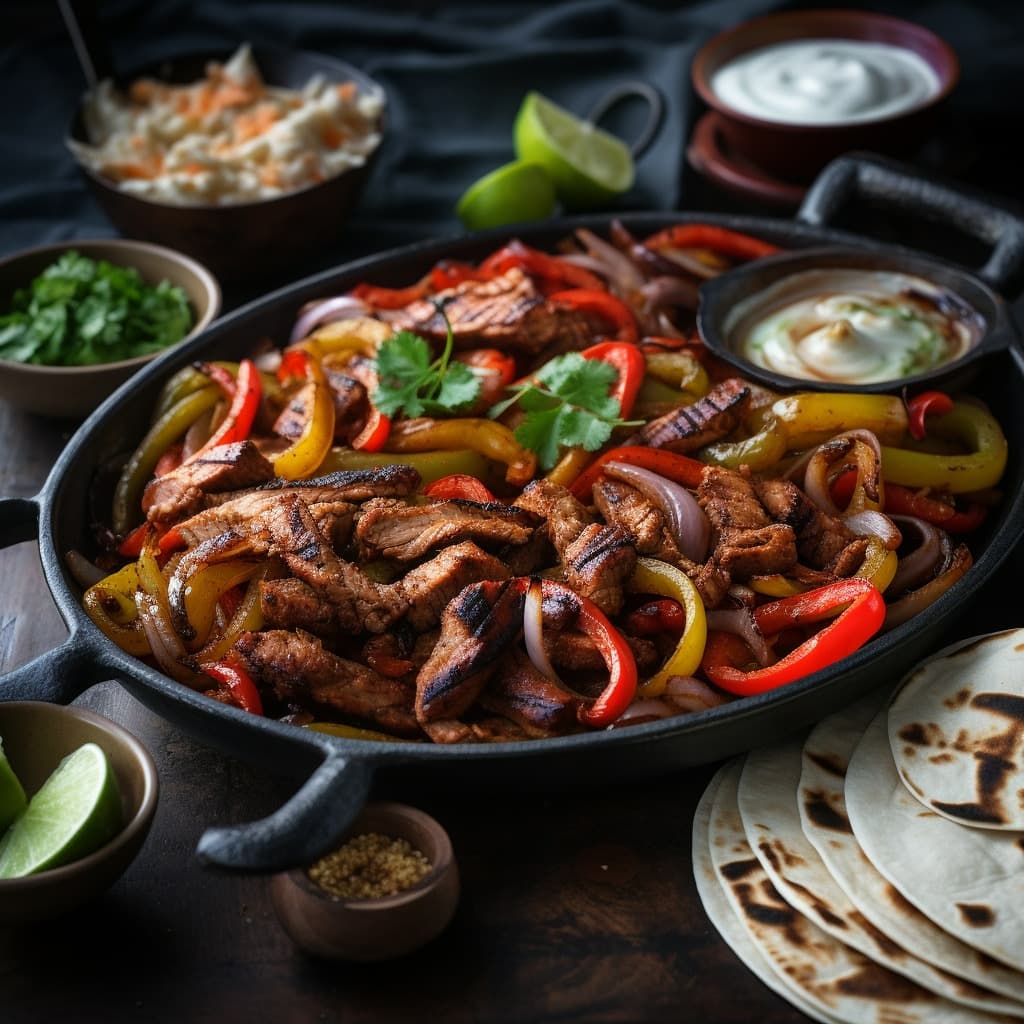 recept na oběd - fajitas
