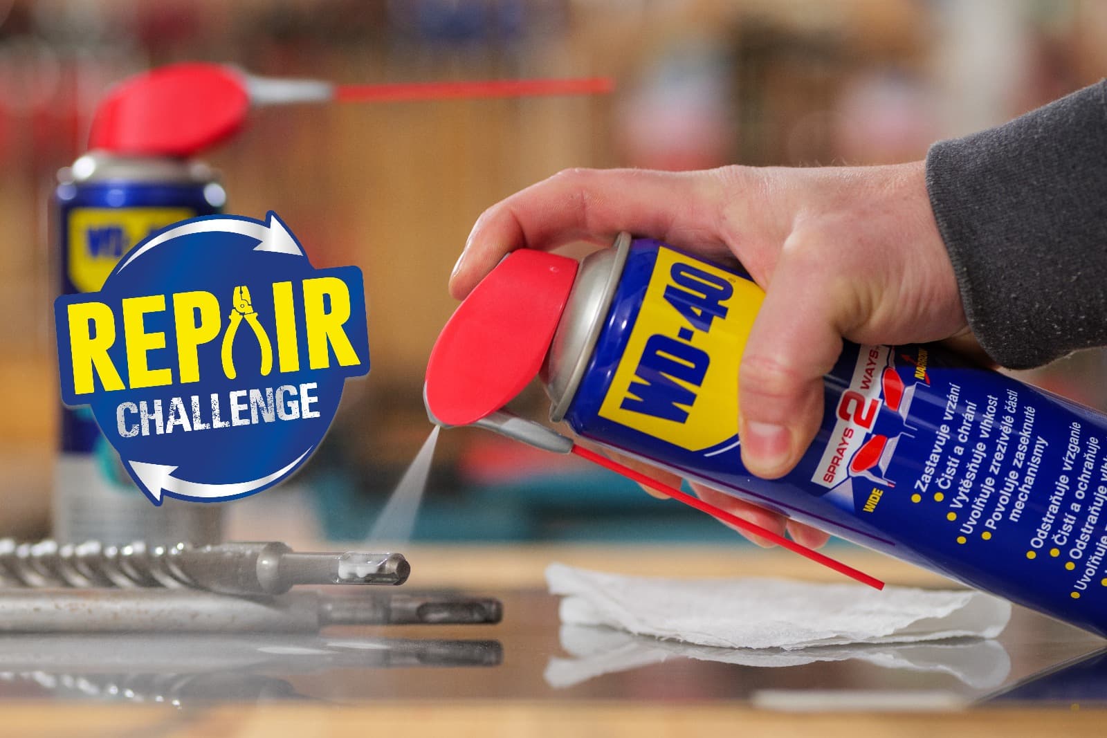 Zapojte se do Repair Challenge 2024 a objevte s WD-40 cestu k vítězství!