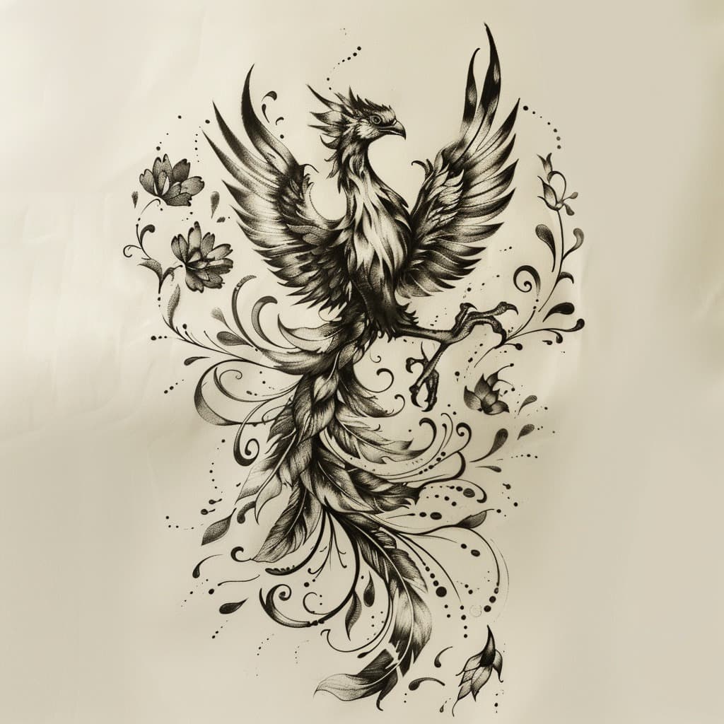 Návrhy tetování fénix