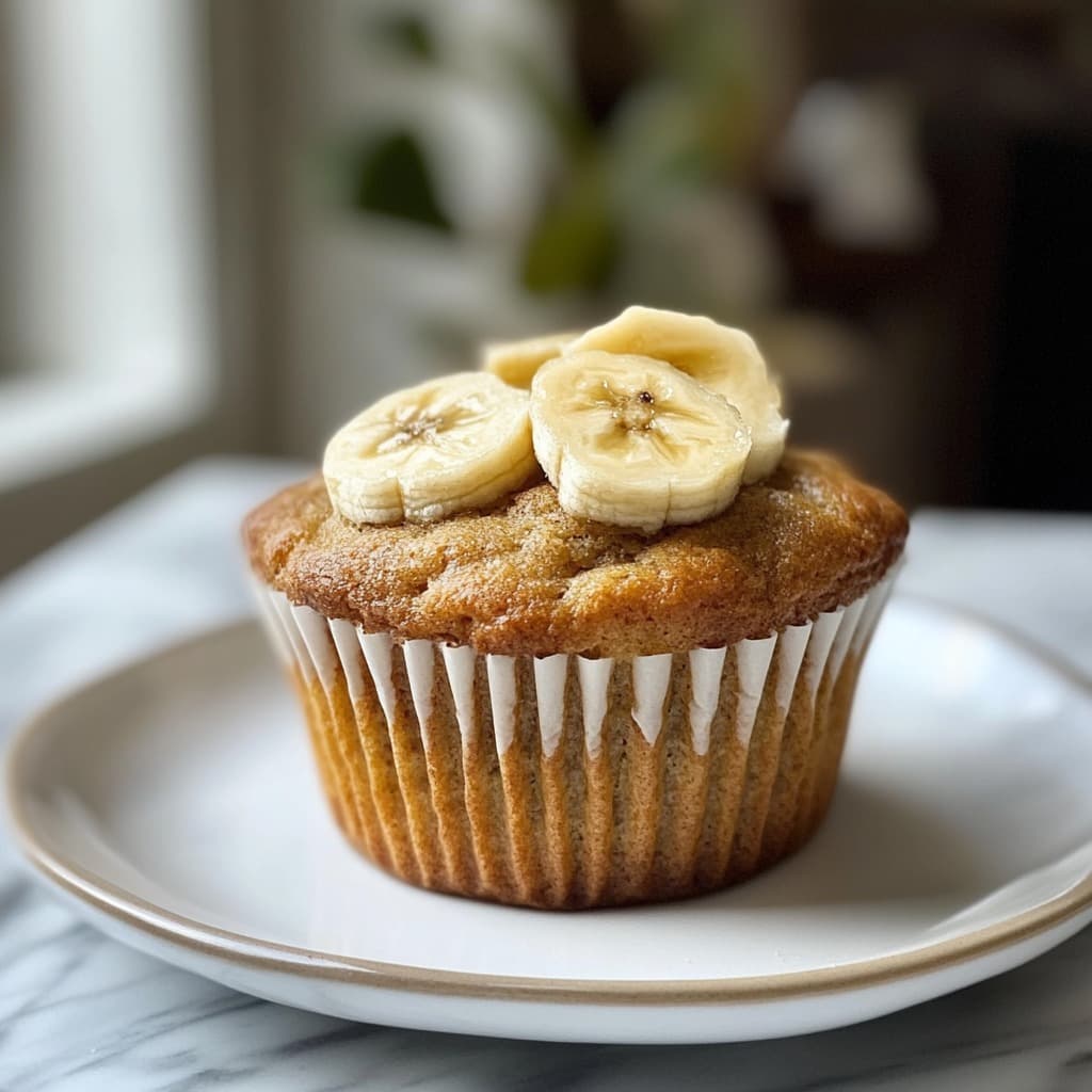 Zdravé banánové muffiny