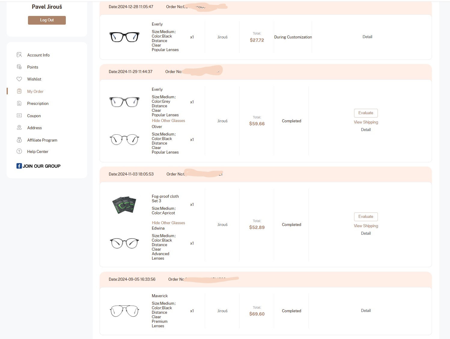 Recenze na e-shop Lensmartonline.com