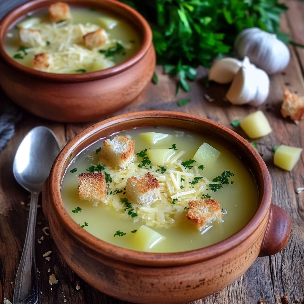 Recept na česnečku