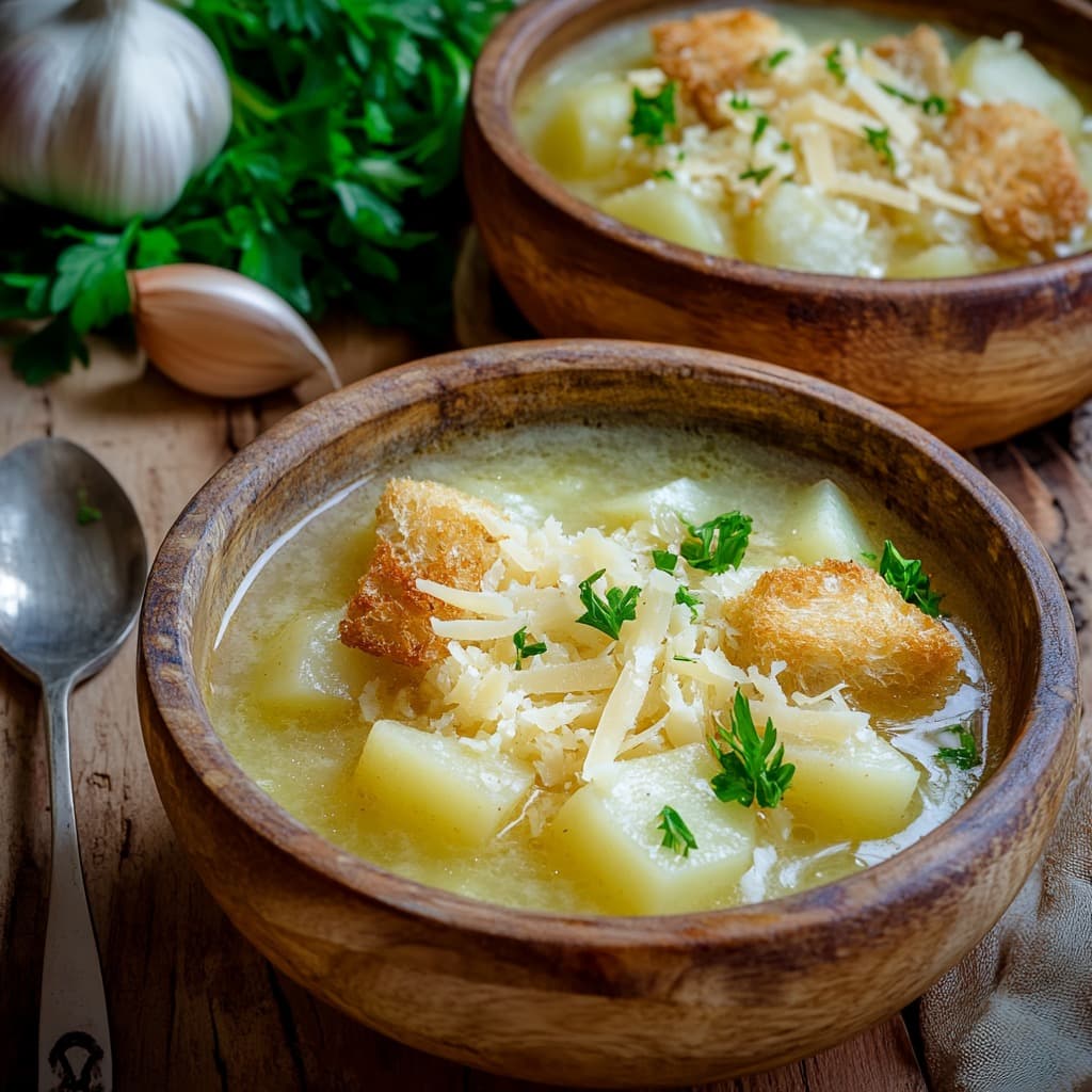 Recept na česnečku