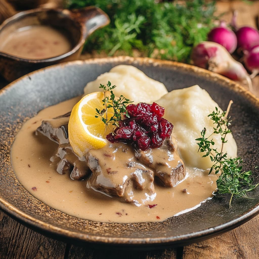 recept na svíčkovou - svíčková na smetaně