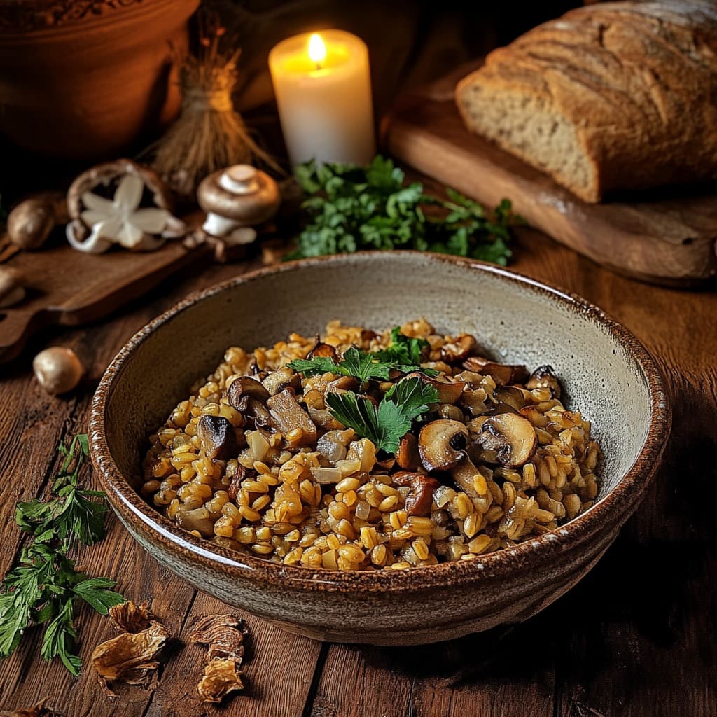 Houbový kuba - recept po babičce