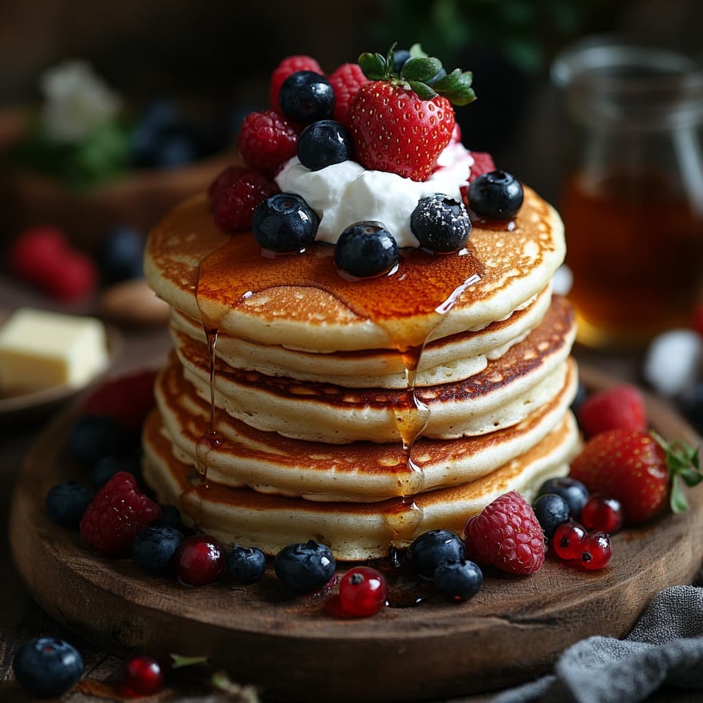 Recept na lívance s javorovým sirupem