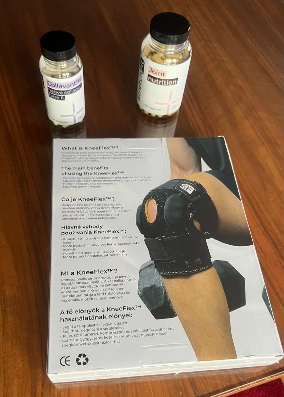 Recenze na produkty StretchFit: Nativní kolagen II. typu Collavant N2, Kloubní výživa a Ortéza na koleno KneeFlex