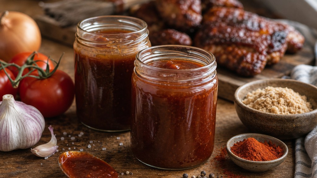 Domácí BBQ omáčka: sladká, kouřová a hotová do zásoby