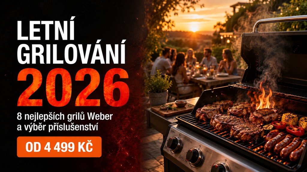 Letní grilování 2026: 8 nejlepších grilů Weber a výběr příslušenství