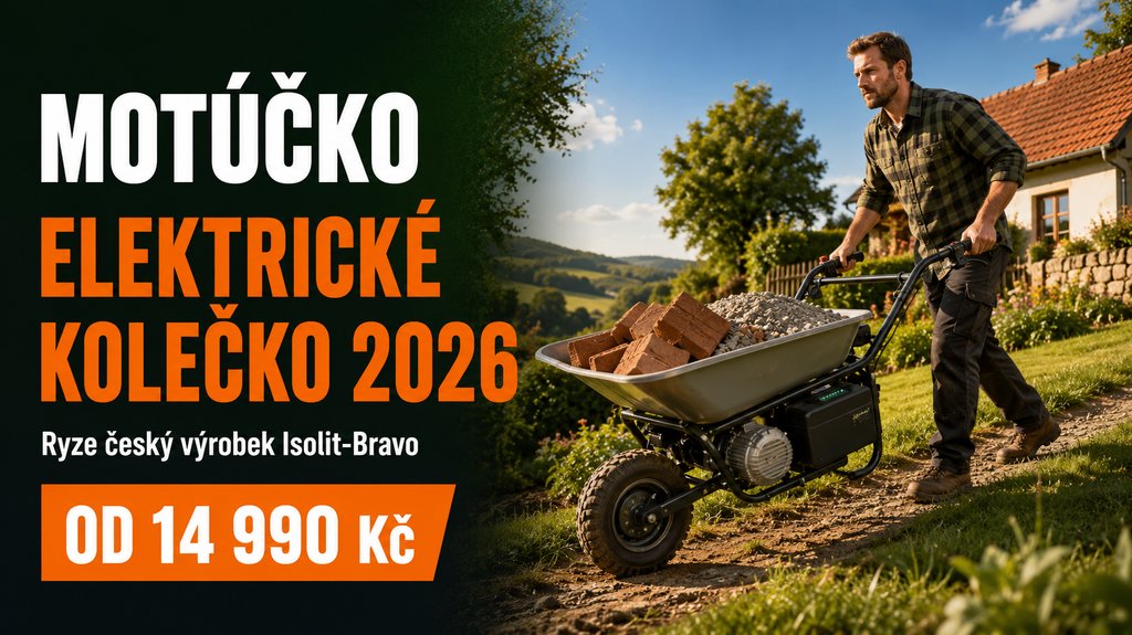 Motúčko 2026: 7 modelů ryze českého elektrického kolečka Isolit-Bravo