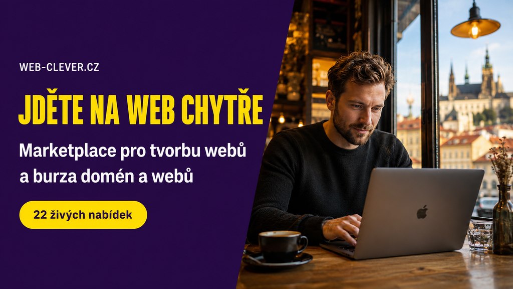 Web-clever.cz 2026: Český marketplace pro tvorbu webu a burzu domén