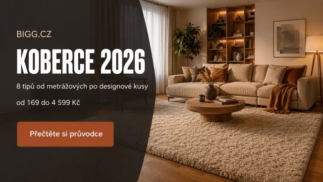 Koberce a podlahové krytiny 2026 — od metrážových po designové kusy
