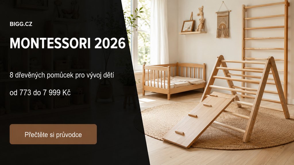 Montessori dřevěné pomůcky 2026: 8 prověřených kusů pro vývoj dětí od Woodisio
