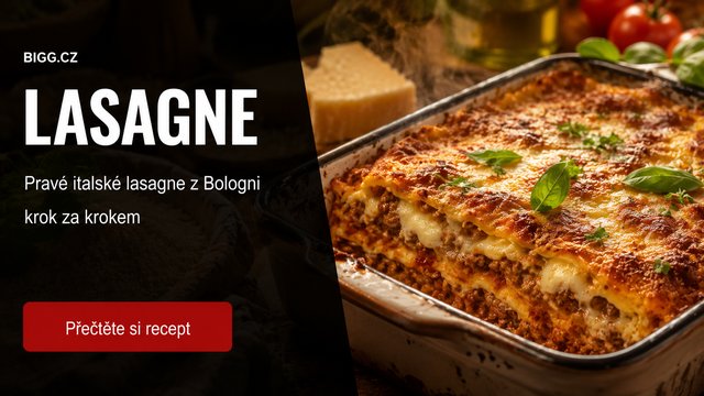 Pravé italské lasagne alla bolognese — domácí ragú a béšamel zapečené do zlatova