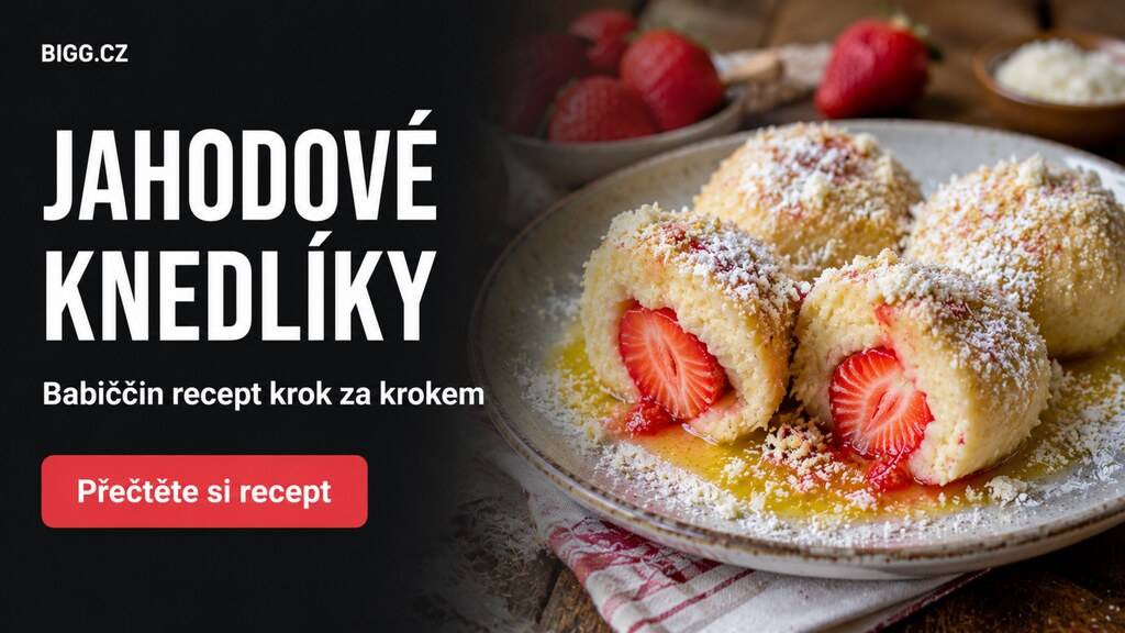 Jahodové knedlíky krok za krokem: babiččin recept z tvarohového těsta
