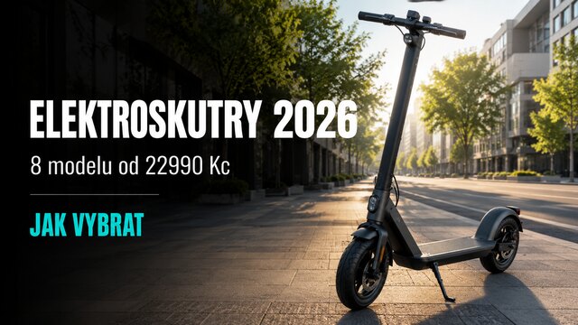 Elektrokoloběžky a elektroskútry 2026 — jak vybrat a 8 modelů