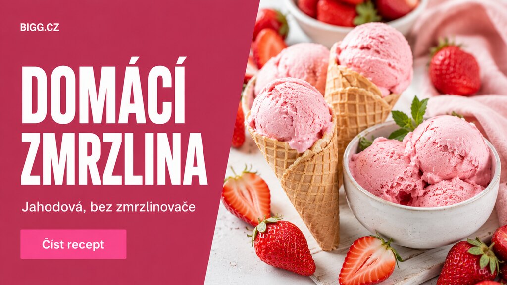 Domácí jahodová zmrzlina bez zmrzlinovače: krémový letní recept