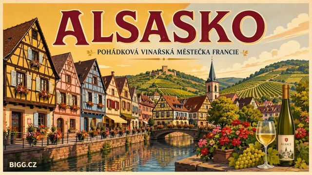 Alsasko — pohádkové hrázděné domy a vinařská městečka