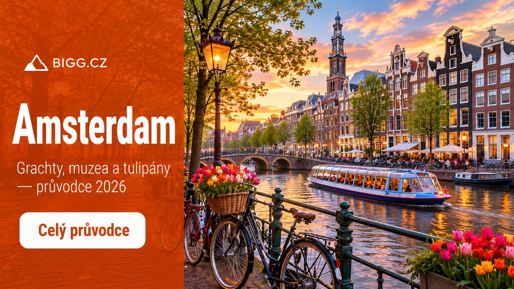 Amsterdam: grachty, muzea a tulipány — průvodce 2026