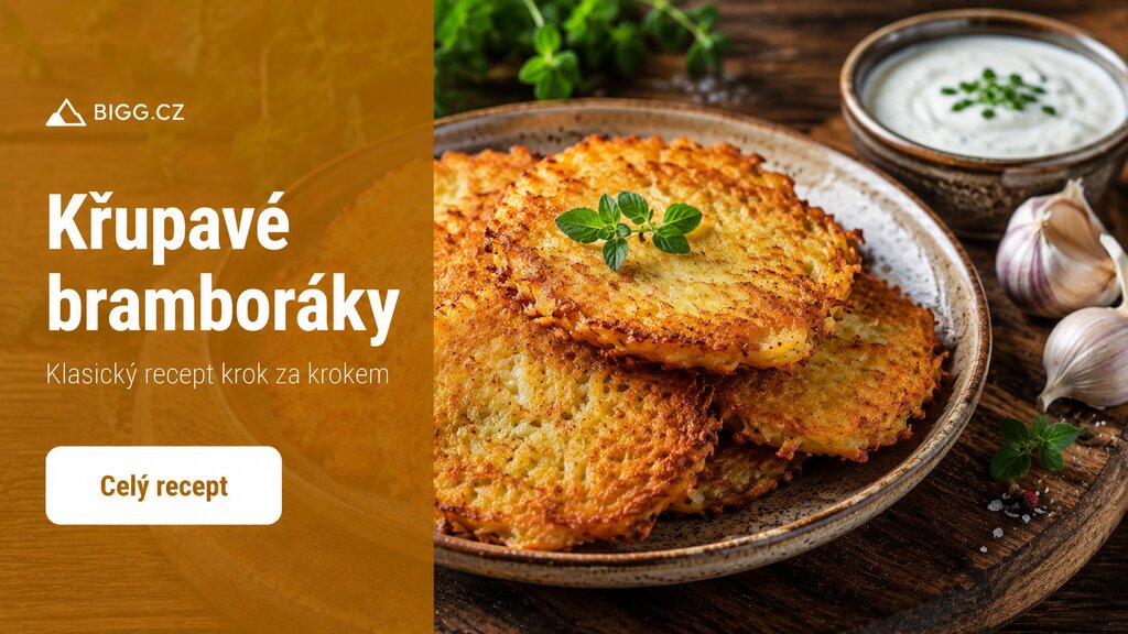Křupavé bramboráky — klasický recept krok za krokem