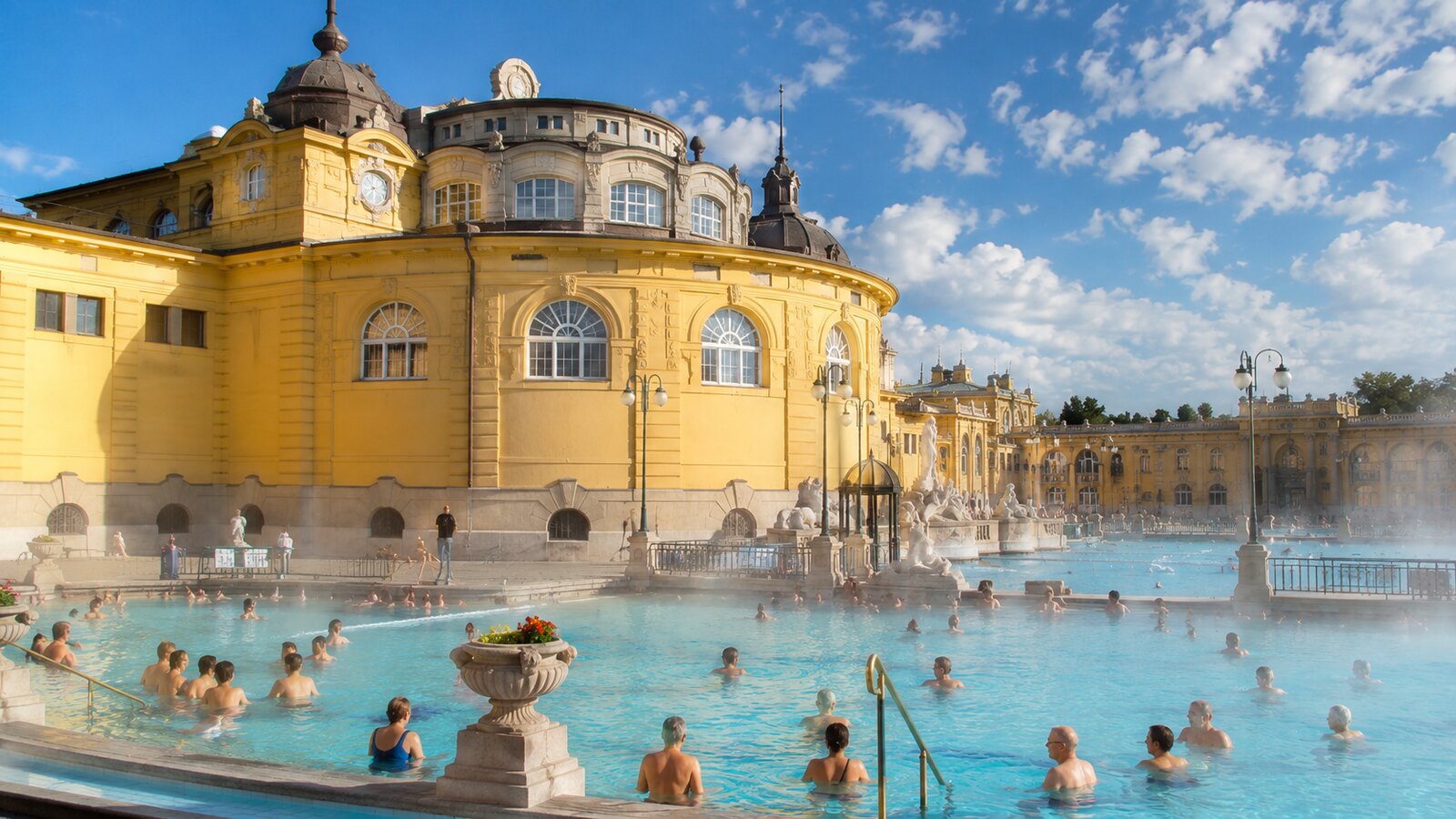 Termální lázně Széchenyi v Budapešti