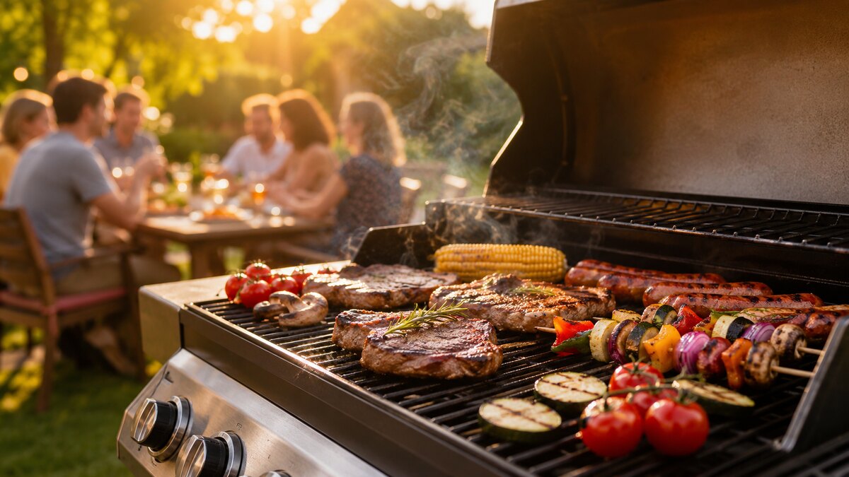 Litinový rošt a kvalitní hořáky jsou základem dobrého grilu