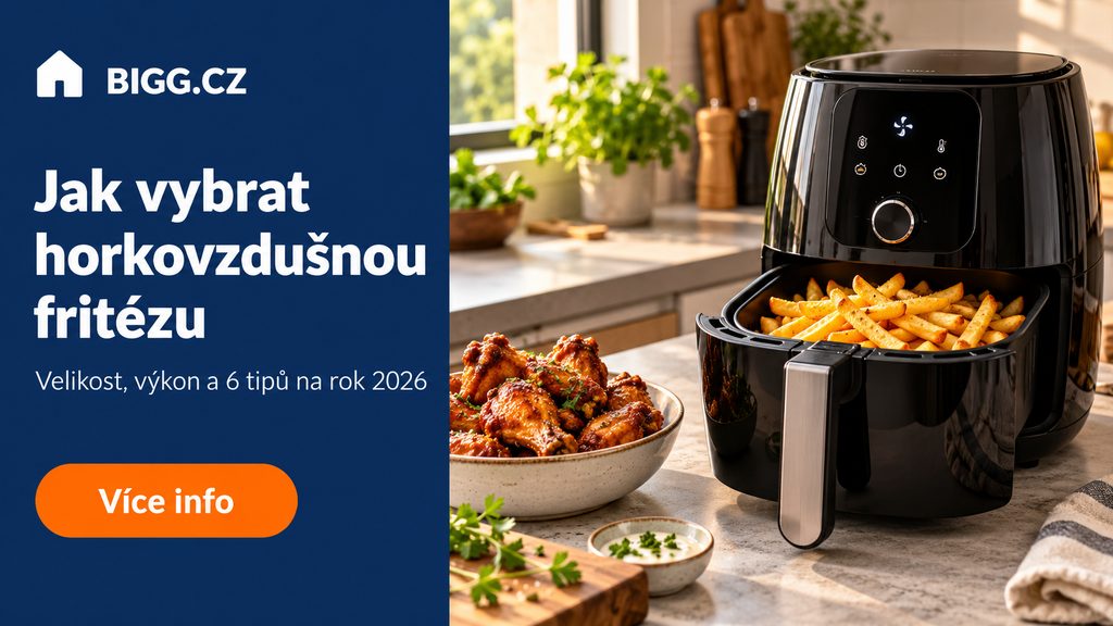 Jak vybrat horkovzdušnou fritézu 2026: velikost, typy a 8 tipů