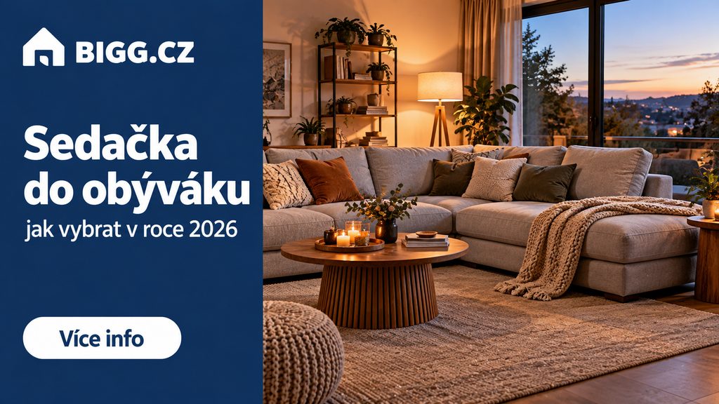 Sedačka do obýváku 2026: jak vybrat rozměr, potah a výplň + 8 modelů