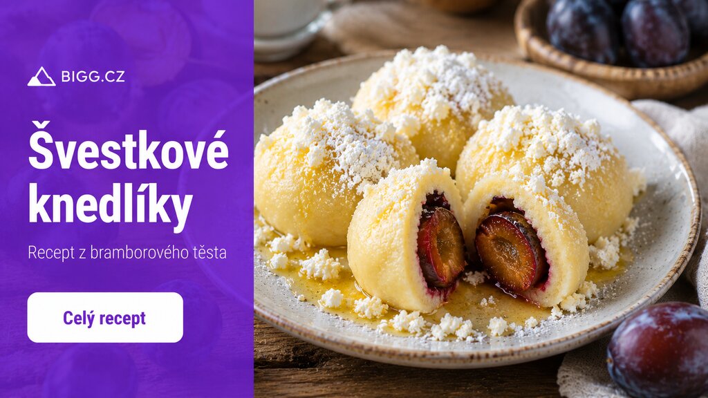 Švestkové knedlíky — recept z bramborového těsta krok za krokem