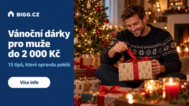 Vánoční dárky pro muže do 2 000 Kč – 15 tipů 2026