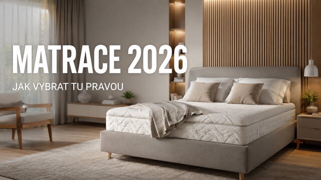 Matrace 2026 – 8 typů a jak vybrat tu pravou