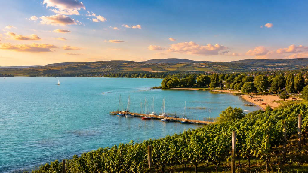 Maďarský Balaton — největší jezero střední Evropy s tyrkysovou vodou a vinařskými kopci