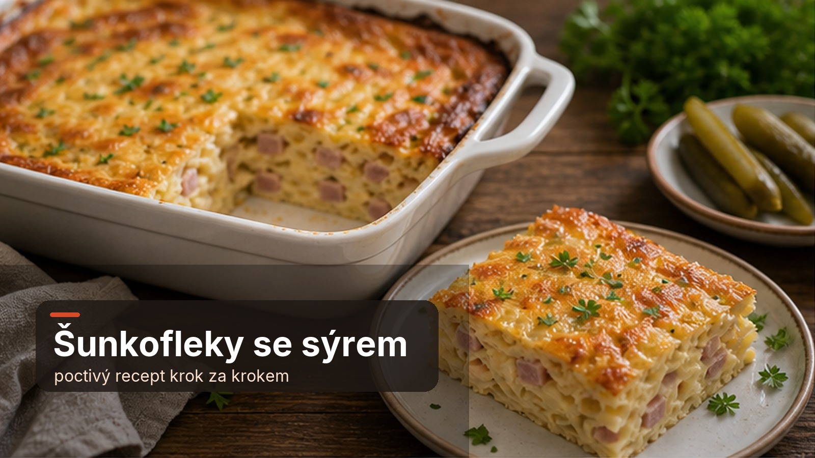 Šunkofleky se sýrem: poctivý recept krok za krokem