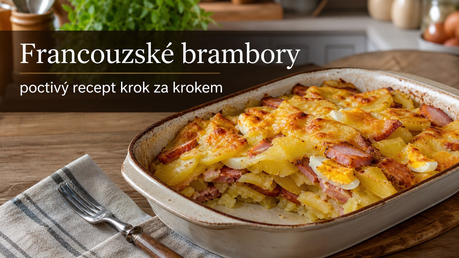 Francouzské brambory: poctivý recept krok za krokem