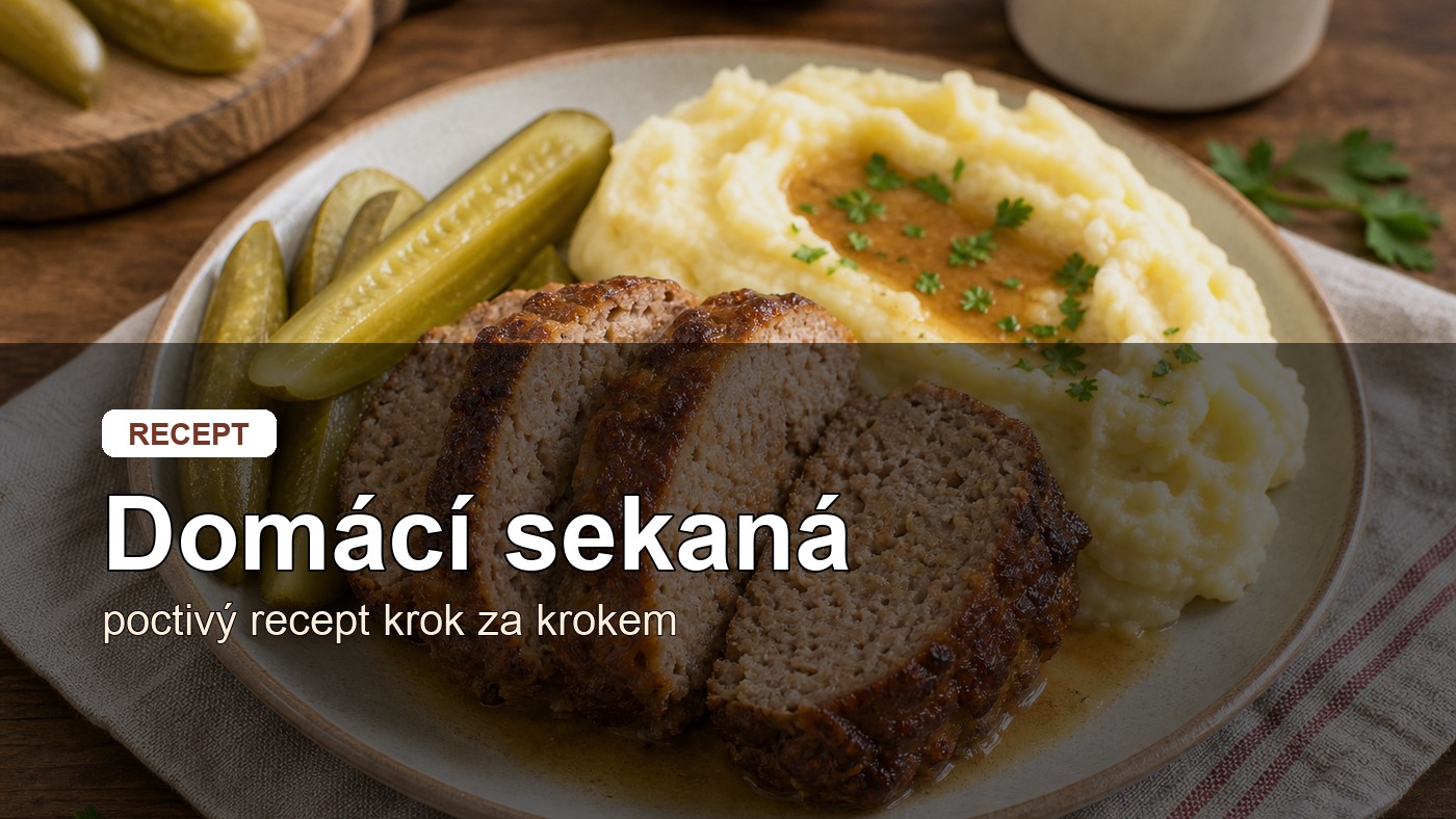 Domácí sekaná: poctivý recept krok za krokem