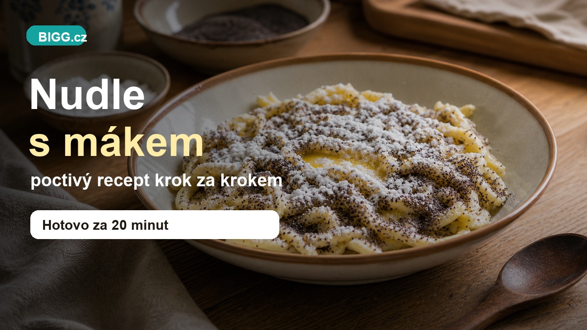 Nudle s mákem: poctivý recept krok za krokem