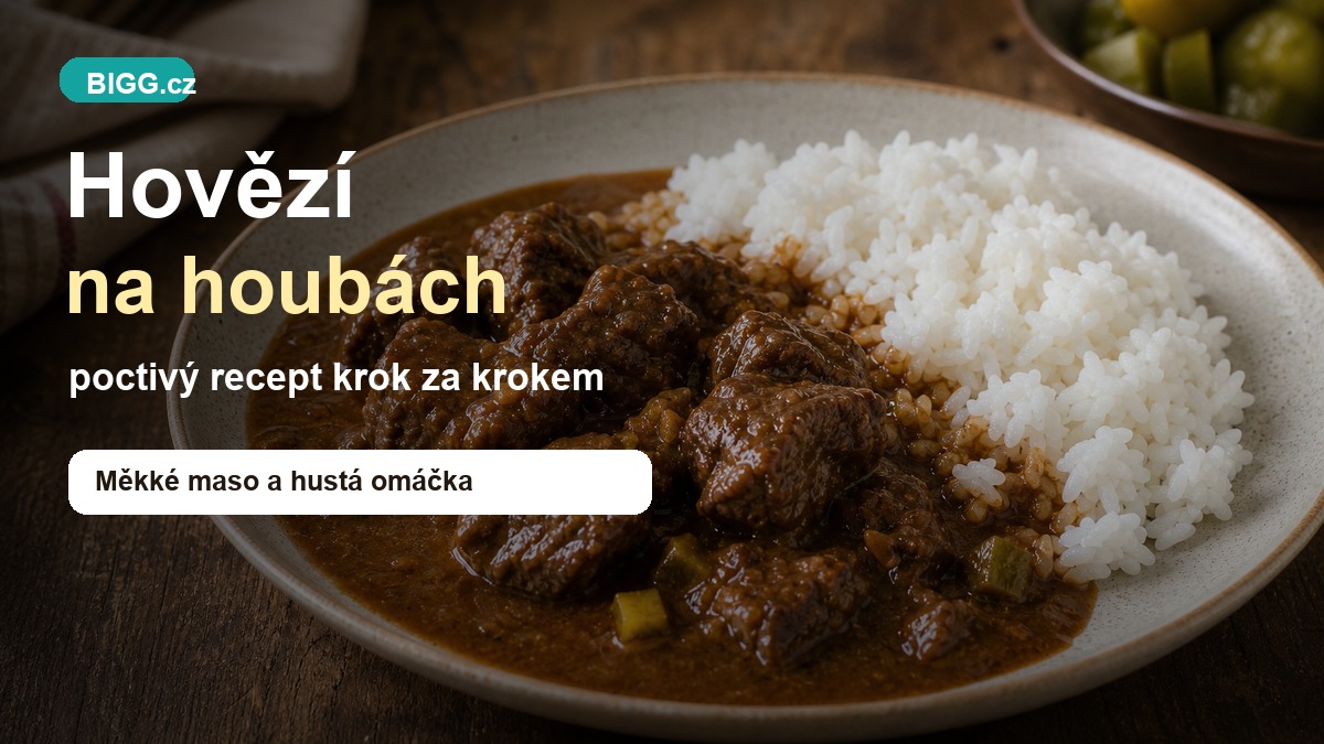 Hovězí na houbách: poctivý recept krok za krokem
