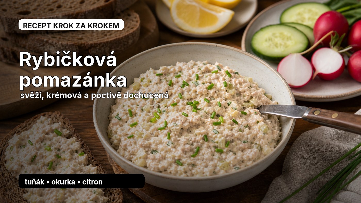 Rybičková pomazánka: svěží recept z tuňáka nebo sardinek