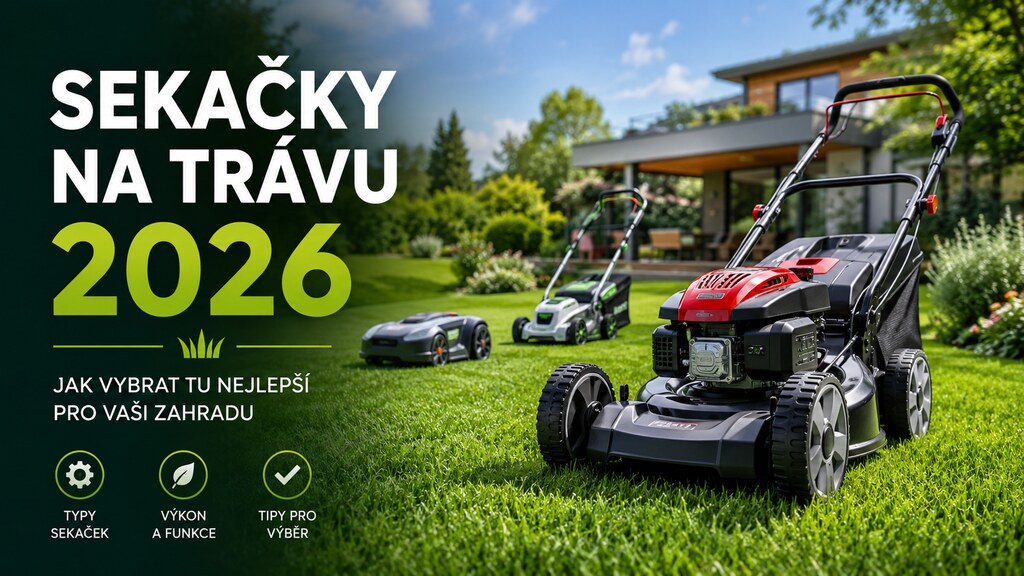 Nejlepší sekačky na trávu 2026: jak vybrat + srovnání 8 modelů