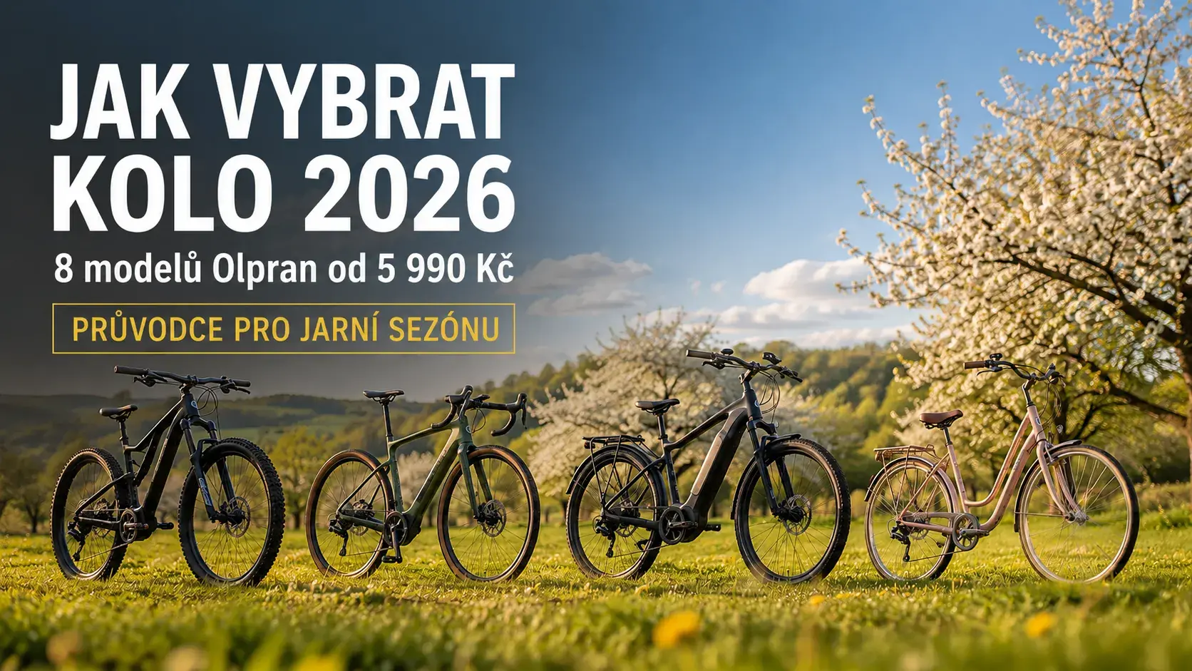 Jak vybrat kolo 2026: srovnání 8 modelů Olpran od 5 990 Kč