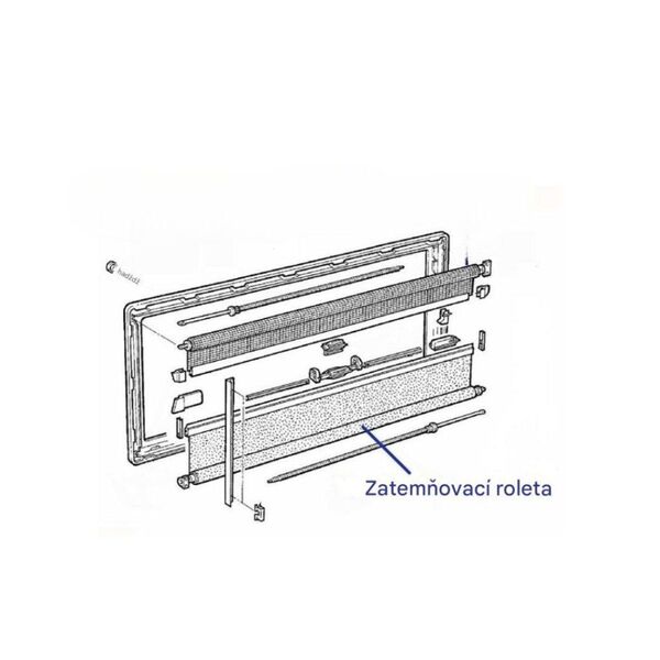 Dometic zatemňovací roleta pro okno S4 (500 x 600 mm)