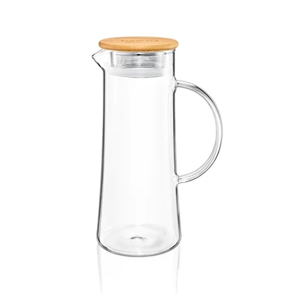 Kusmi Tea skleněná karafa se sítkem na ledový čaj, 1,2 l