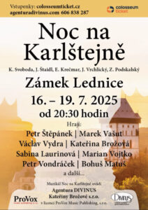 Přečtete si více ze článku Noc na Karlštejně: Letní muzikálový zážitek pod širým nebem