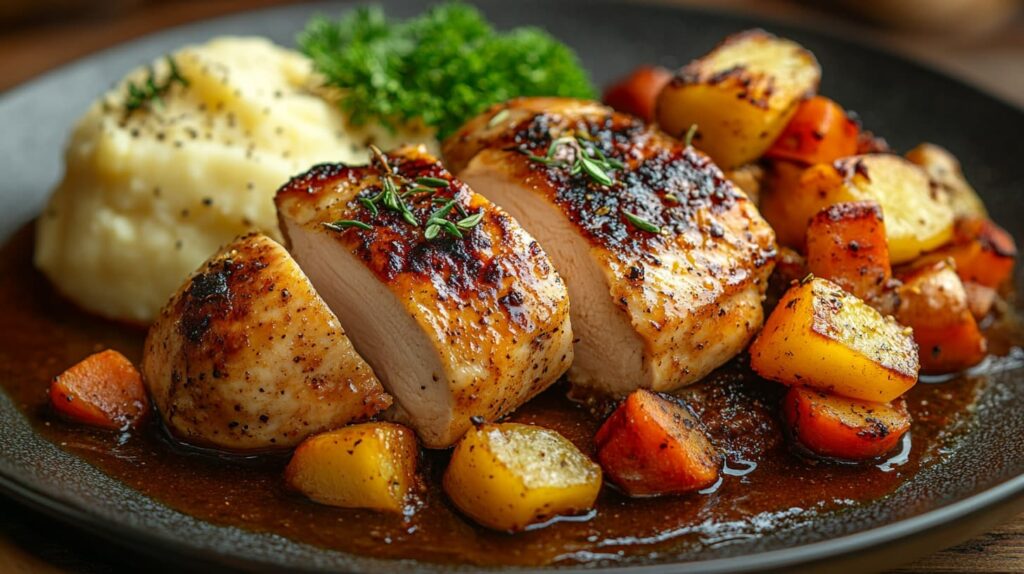 Kuře na divoko: Recept na voňavé a šťavnaté pečené kuře