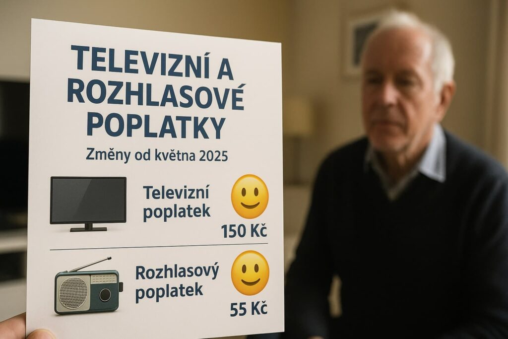 Televizní a rozhlasové poplatky se zdražují! Od května 2025